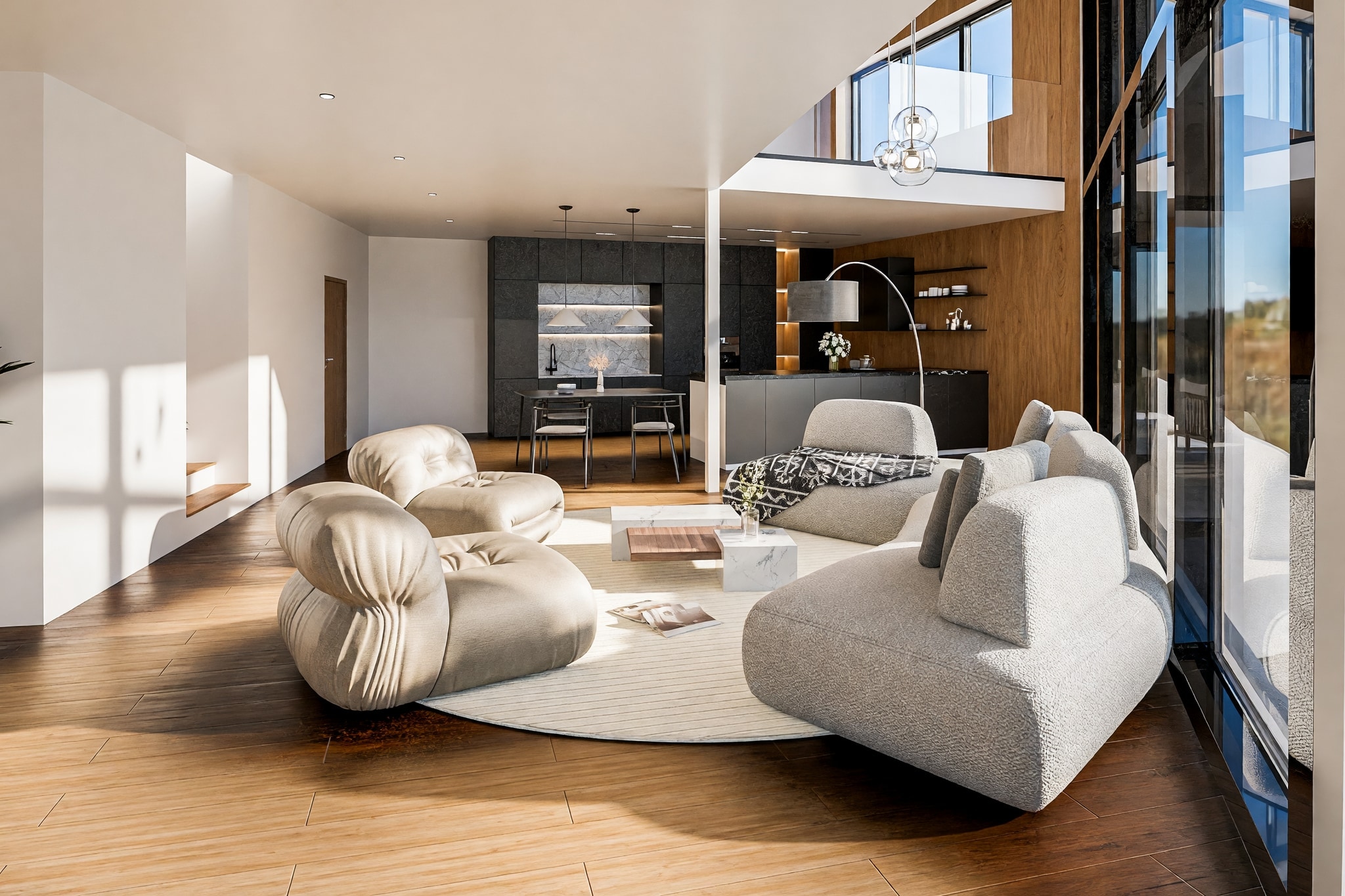 Moderna villa unifamiliare ad alta efficienza energetica con giardino privato, veranda coperta e living a doppia altezza - Rovio