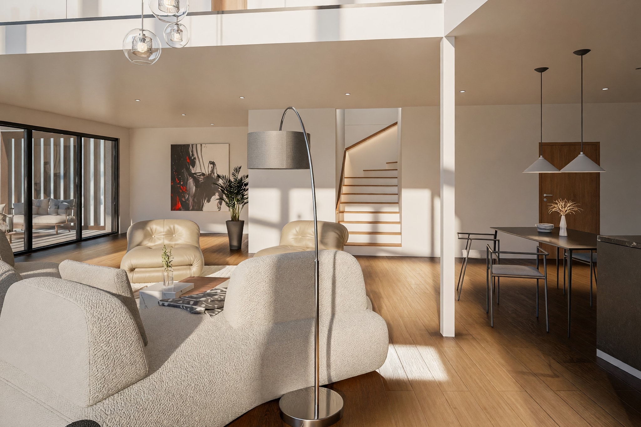 Moderna villa unifamiliare ad alta efficienza energetica con giardino privato, veranda coperta e living a doppia altezza - Rovio - foto 3