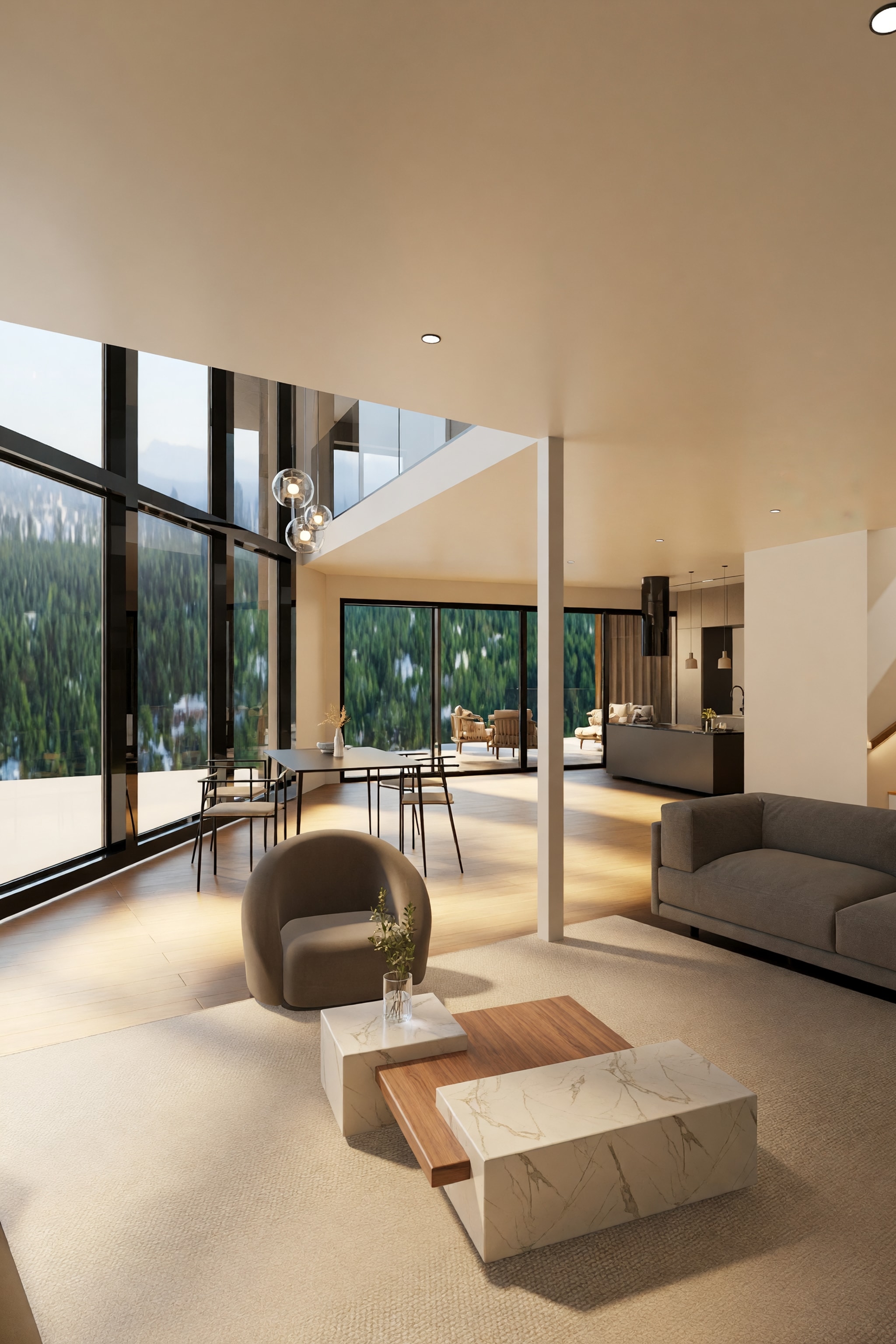 Moderna villa unifamiliare ad alta efficienza energetica con giardino privato, veranda coperta e living a doppia altezza - Rovio - foto 4