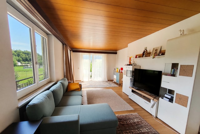Ampio appartamento 3,5 locali luminoso con camino in tranquilla zona residenziale immersa nel verde - Gravesano