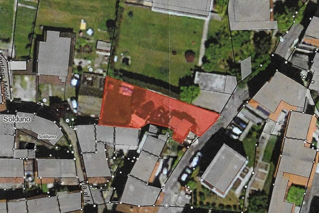 Interessante terreno edificabile di 322 mq in posizione strategica di nucleo - Solduno