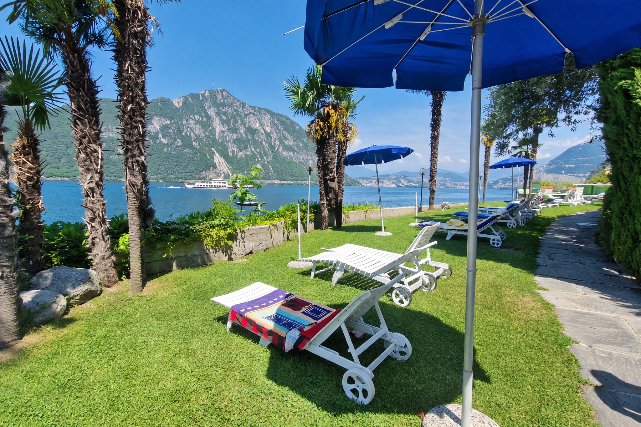 Bellissimo appartamento 2,5 locali con terrazza coperta vista lago in esclusivo residence di vacanza direttamente sul lago - Bissone - foto 20