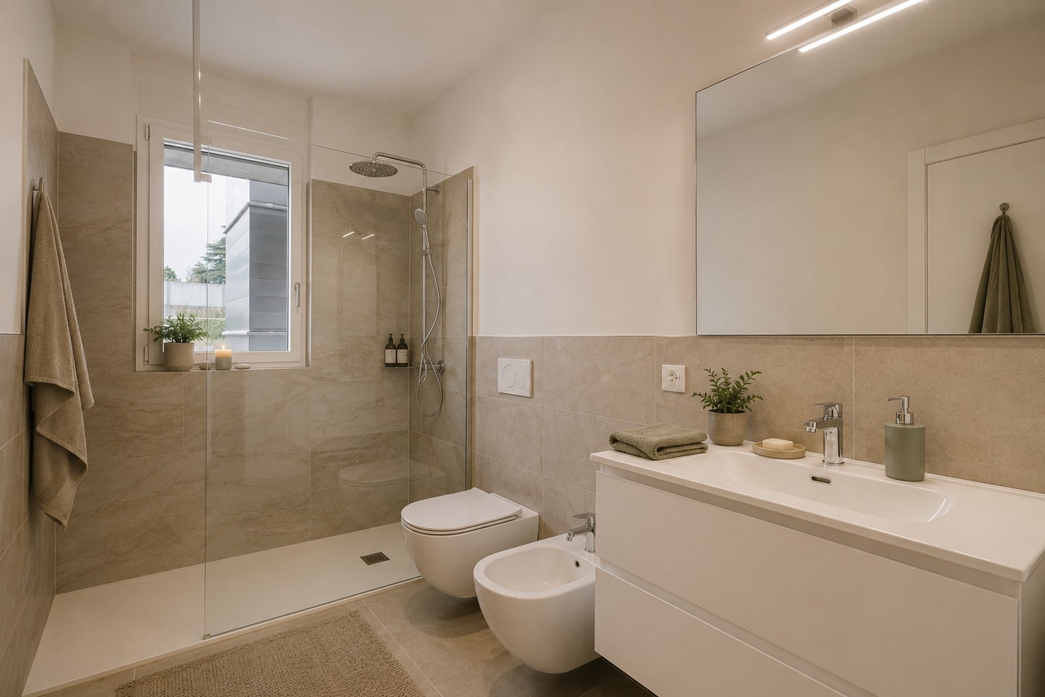 Nuovissimo appartamento 2,5 locali all’ultimo piano con ampia terrazza panoramica privata sul tetto - Balerna - foto 8