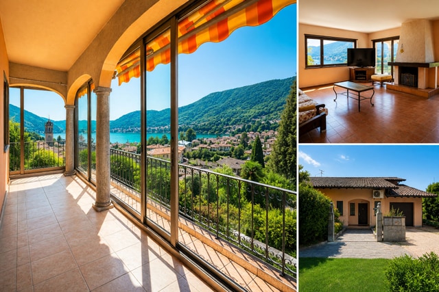 Casa plurifamiliare dalle mille possibilità con vista lago e giardino - Ponte Tresa