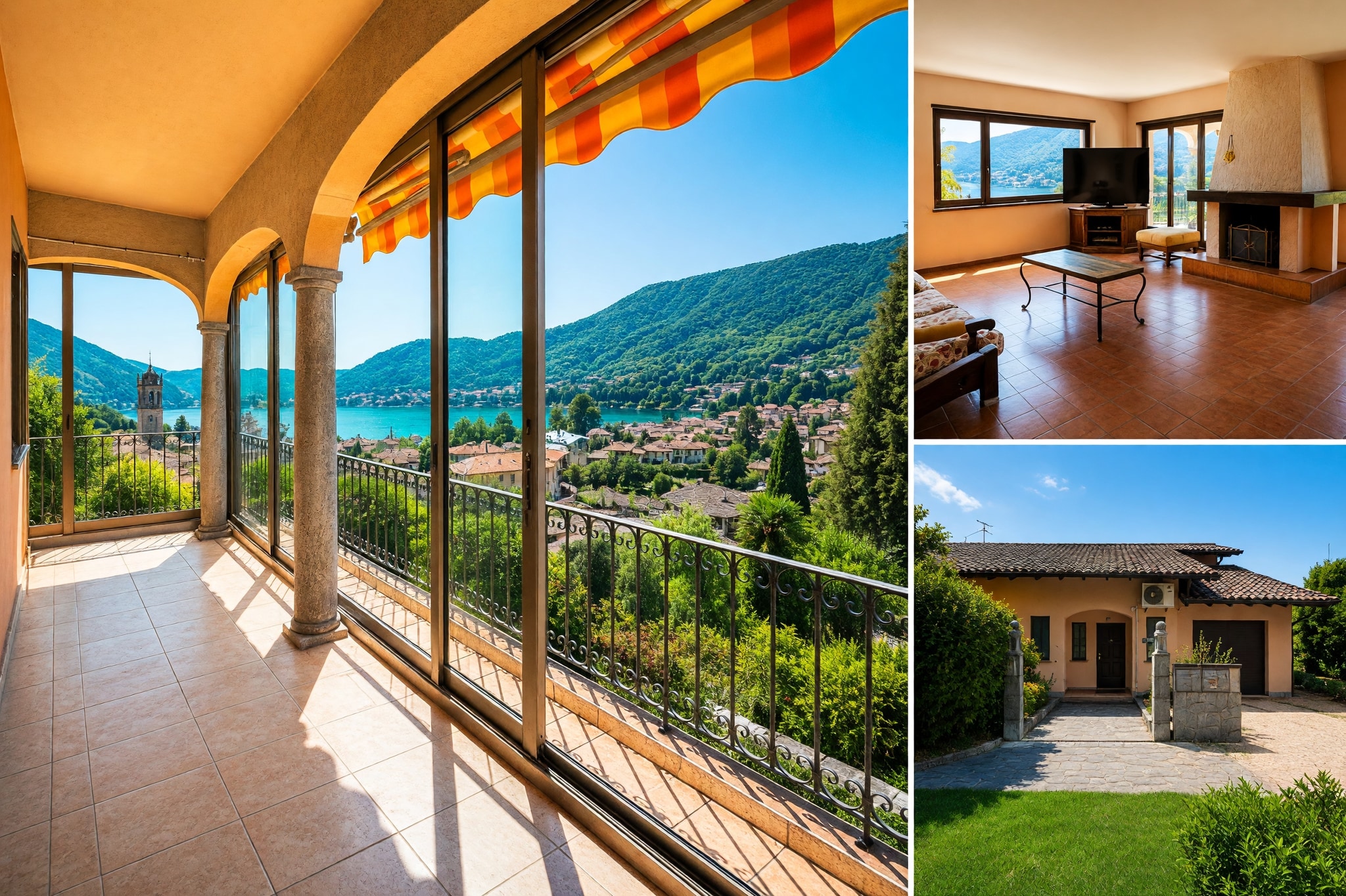 Casa plurifamiliare dalle mille possibilità con vista lago e giardino - Ponte Tresa