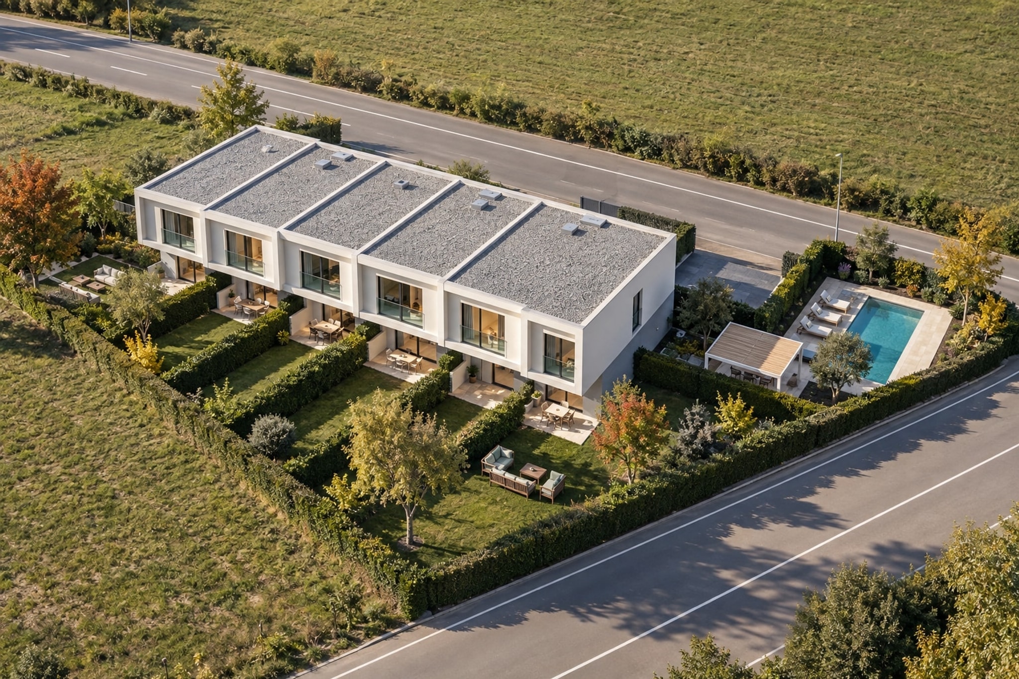 Nuova casa contigua 4,5 locali con grande giardino privato, terrazzo e piscina condominiale a Caslano - Caslano - foto 8