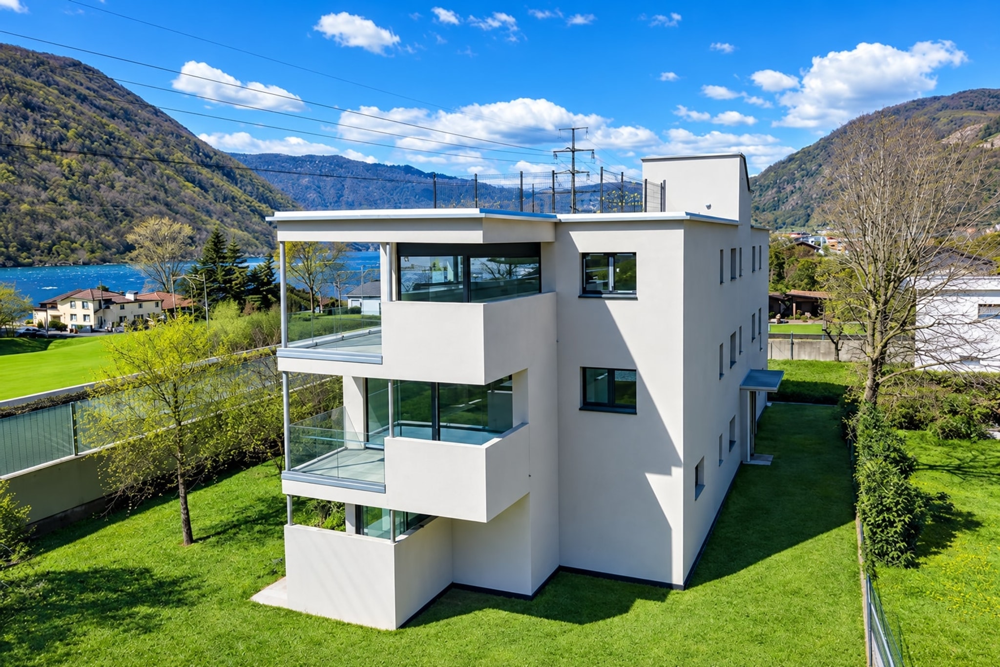 Nuovo duplex 3,5 locali con terrazza vista lago, giardino privato e possibilità di residenza secondaria - Melano - foto 3